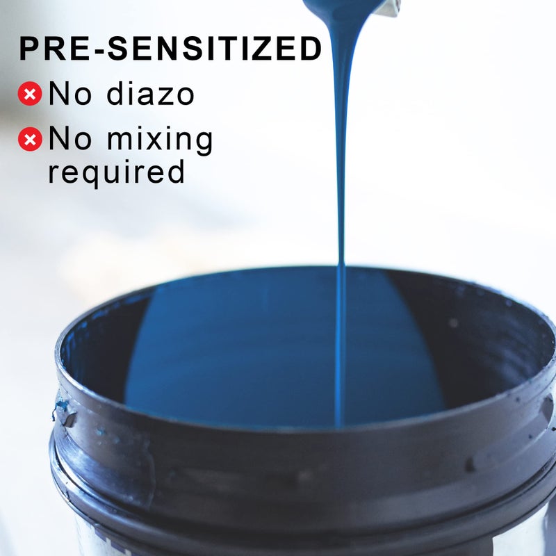EcotexÂ® AP Blue Screen Printing Emulsion (Quart - 32oz.) Pre - Sensitized Photo Emulsion for Silk Screens, Textiles, and Fabric - for Screen Printing Plastisol Ink, Screen Printing Supplies - Image 5